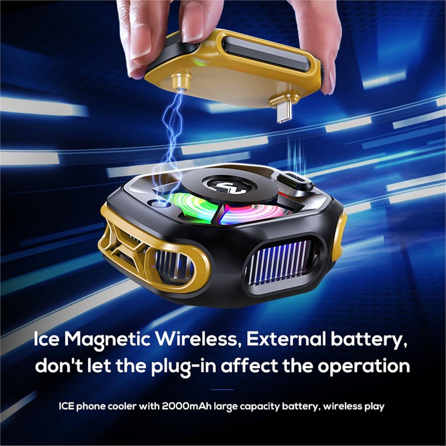 MEMO CX12 Rechargeable Mobile Phone Cooler with Digital Temperature Display