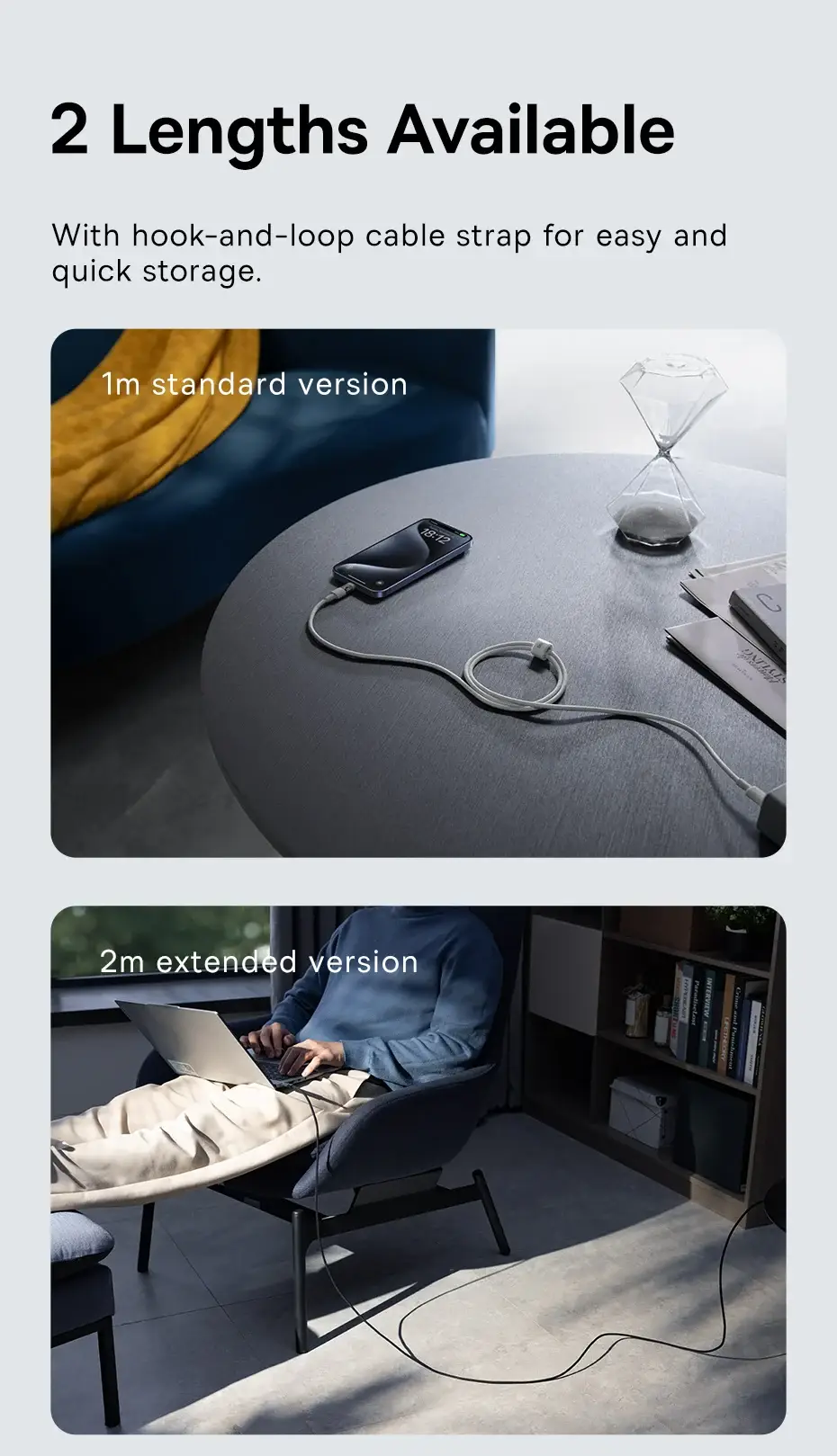 Baseus CB000092 Gem Series 100W Type-C to Type-C Fast Charging Cable