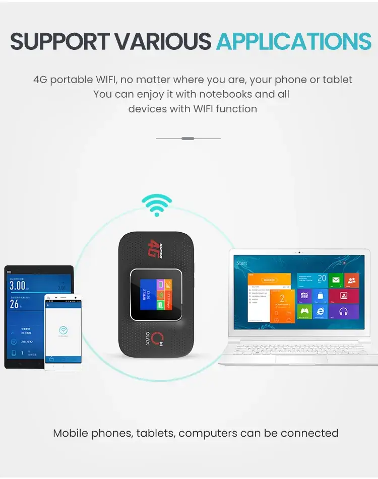 OLAX MF982 4G 300Mbps High-Speed Portable Hotspot LTE Pocket Wi-Fi Router