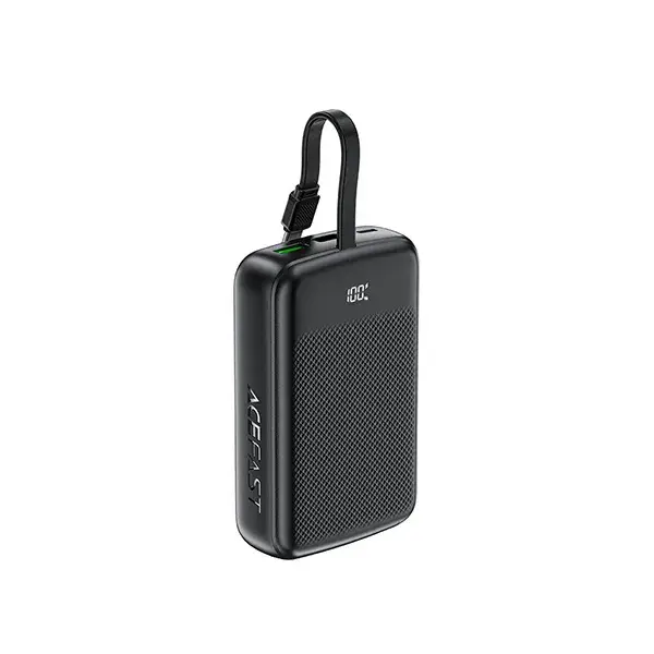 ACEFAST M14 20000mAh Power Bank 22.5W PD Fast Charging with Built-in USB-C Cable