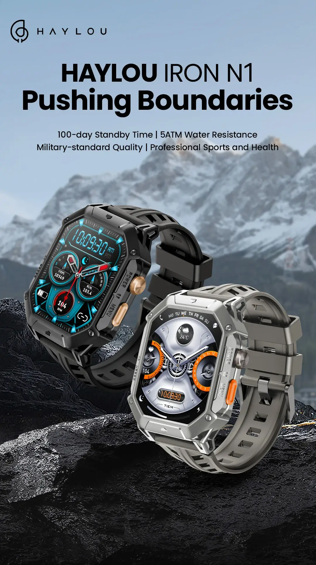 Haylou IRON N1 Bluetooth Calling Smartwatch