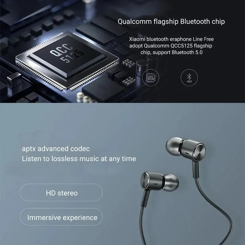 Xiaomi Mi Line Free Wireless Bluetooth Neckband Earphones