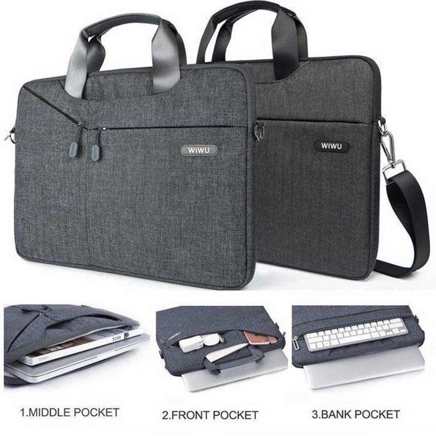 WiWU City Commuter Laptop Bags 13.3", 14.2" & 15.6" Inch
