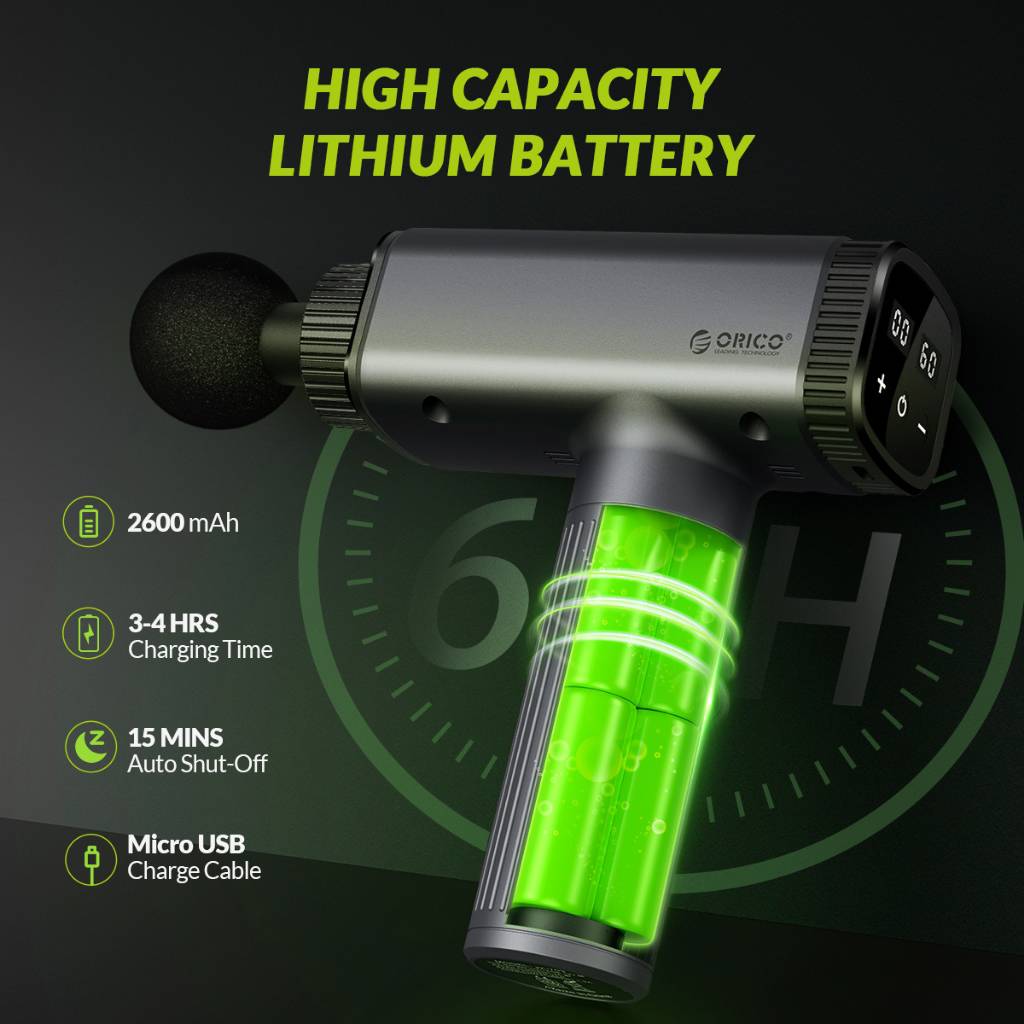 ORICO JX-703 Fascia Gun Rechargeable Muscle High-Performance Massage Gun