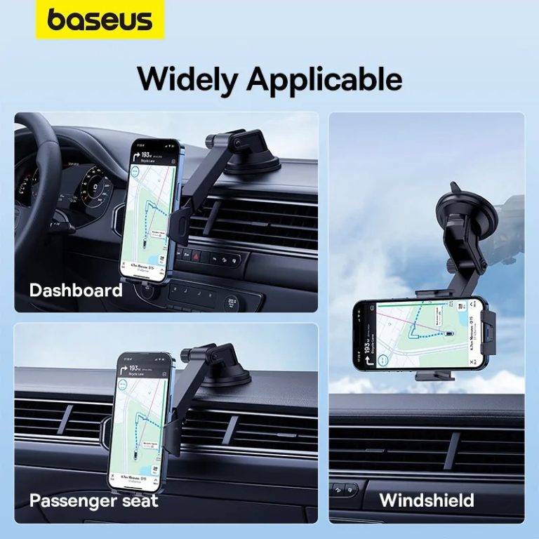 Baseus UltraControl Go Series Clamp-Type Car Phone Holder with Adjustable Mount