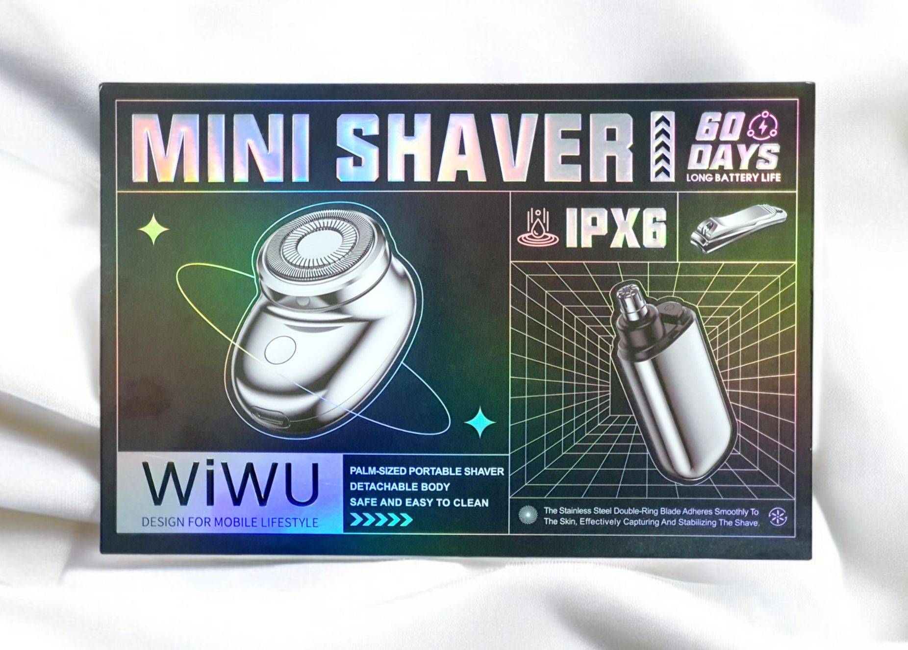 WiWU Wi-SH006 3-in-1 Men's Grooming Travel Case Kit