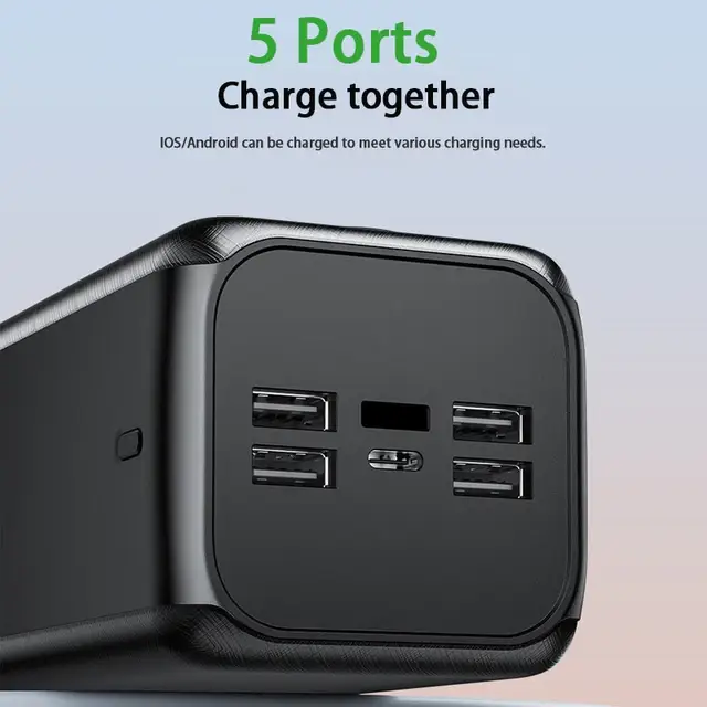 Awei P36K 50000mAh High-Capacity Power Bank with Fast Charging & Portable Design External Backup Battery