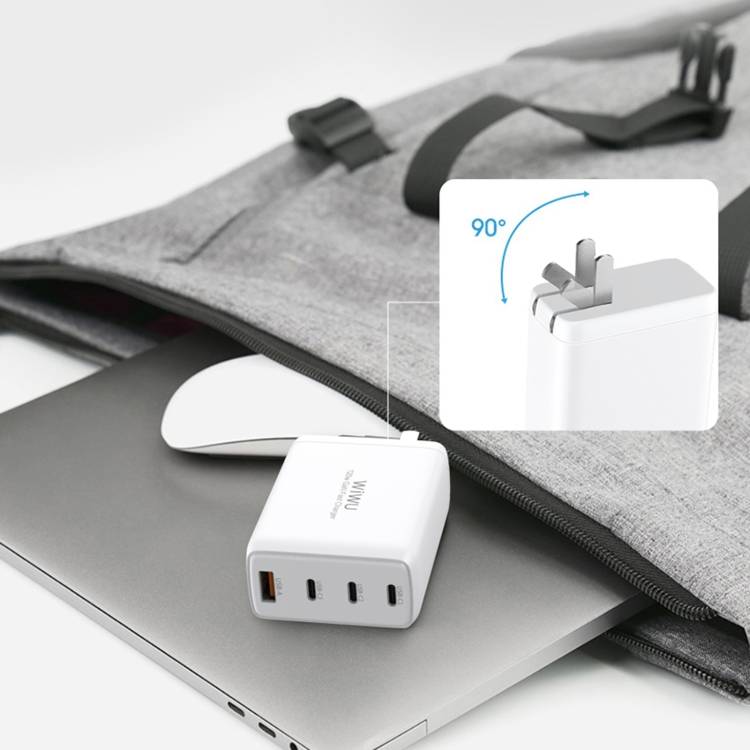 WIWU TR257-AEU 120W 4-in-1 Mini GaN Quick Charger CN Plug