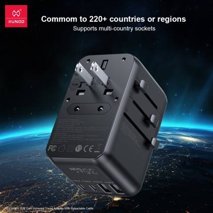 Xundd XDCH-089 35W Universal Travel Adapter 