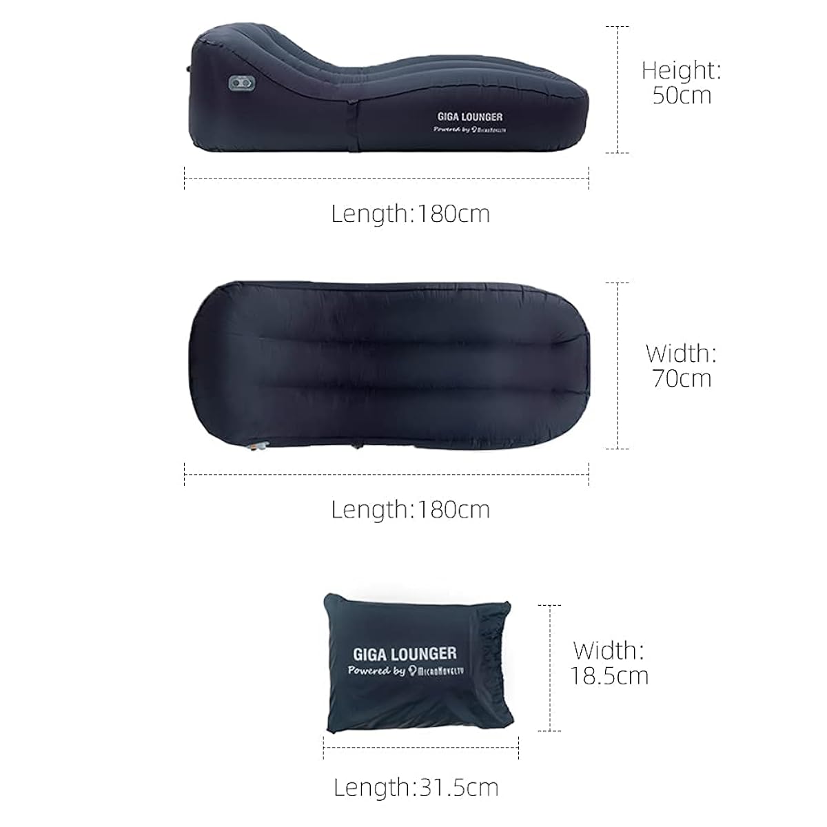 Xiaomi Youpin GS1 One-Button Automatic Inflatable Lounger Bed