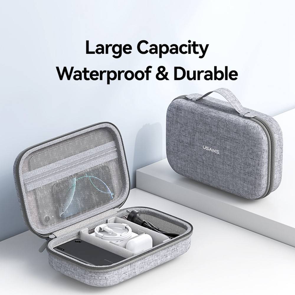 USAMS JANE05 10.6-Inch Portable Digital Accessories Storage Bag
