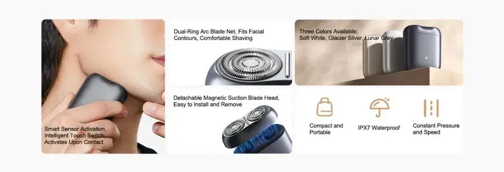 Xiaomi Mijia Electric Shaver S200 Precision Rechargeable Grooming Device