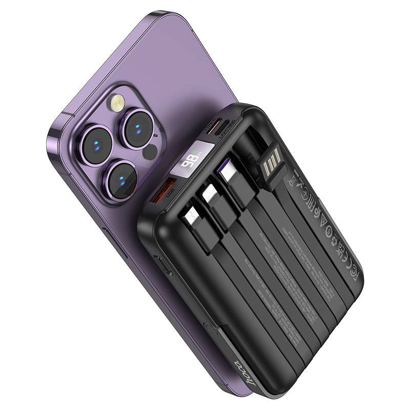 Hoco J135 Rico 10000mAh Power Bank with 22.5W Fast Wireless Charging