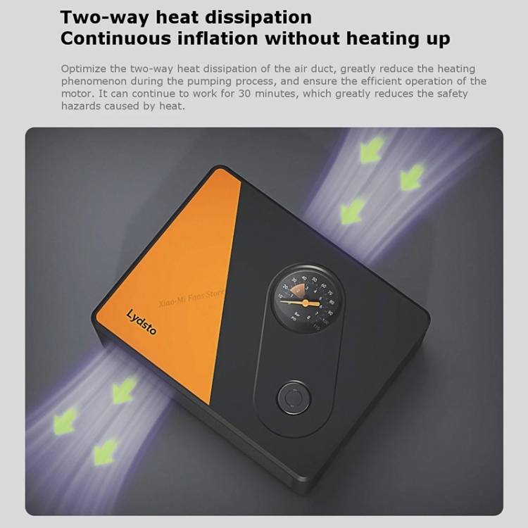 Xiaomi Youpin Lydsto YM-CQB01 Smart Car Tire Inflator Air Pump