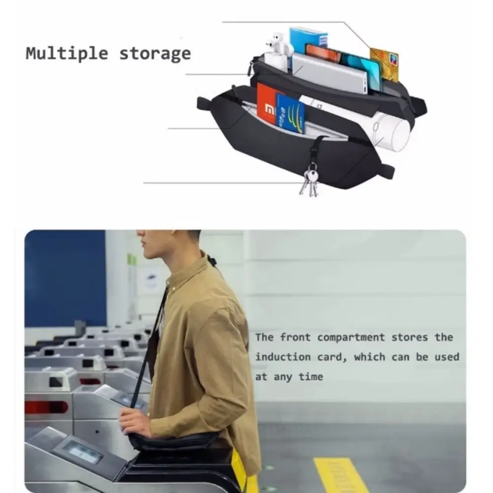Xiaomi Mijia Multi-Functional Sports Chest Bag Lightweight Crossbody Travel Sling Pack