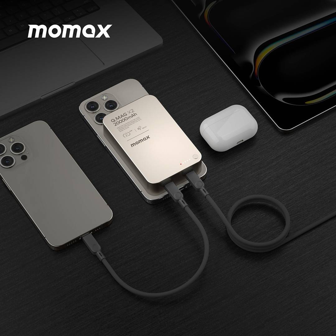 Momax Q.Mag X2 20000mAh Magnetic Wireless Power Bank