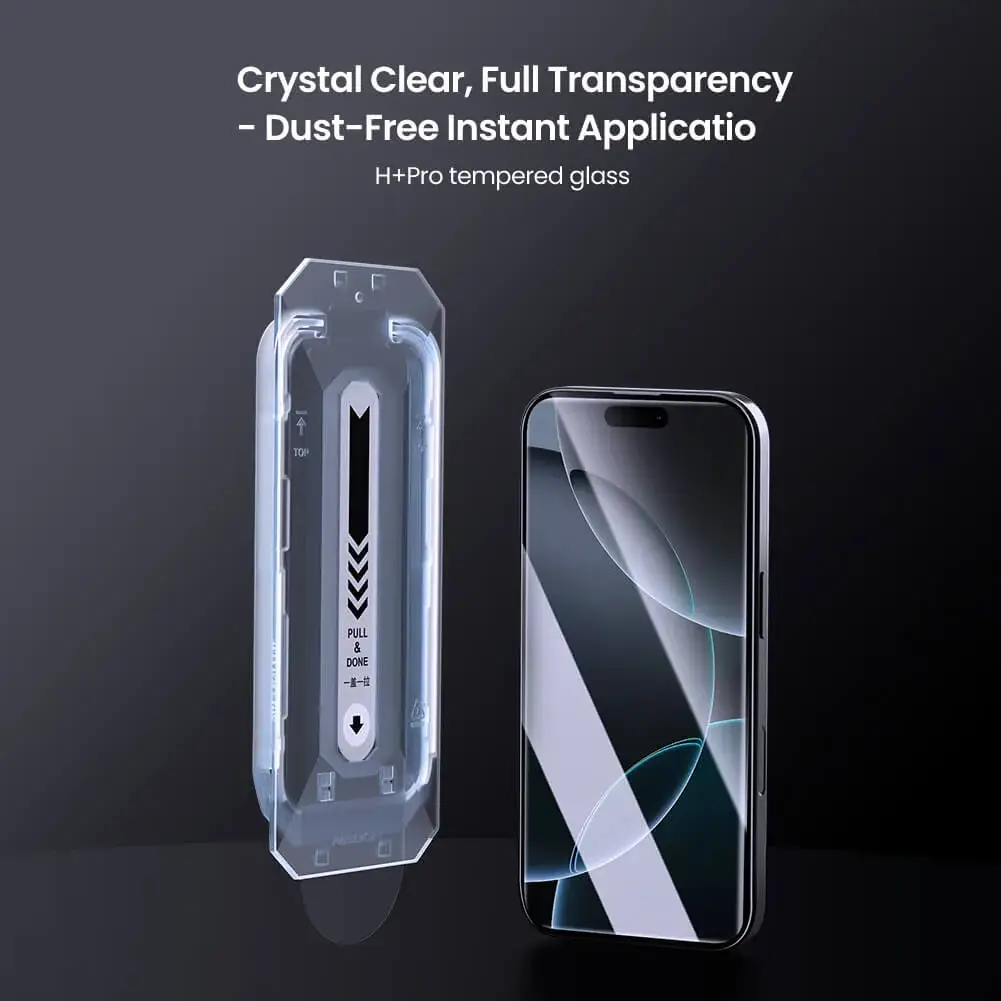 Nillkin Amazing H+ Pro Tempered Glass Screen Protector for iPhone 16 Pro & 16 Pro Max with Installation Kit