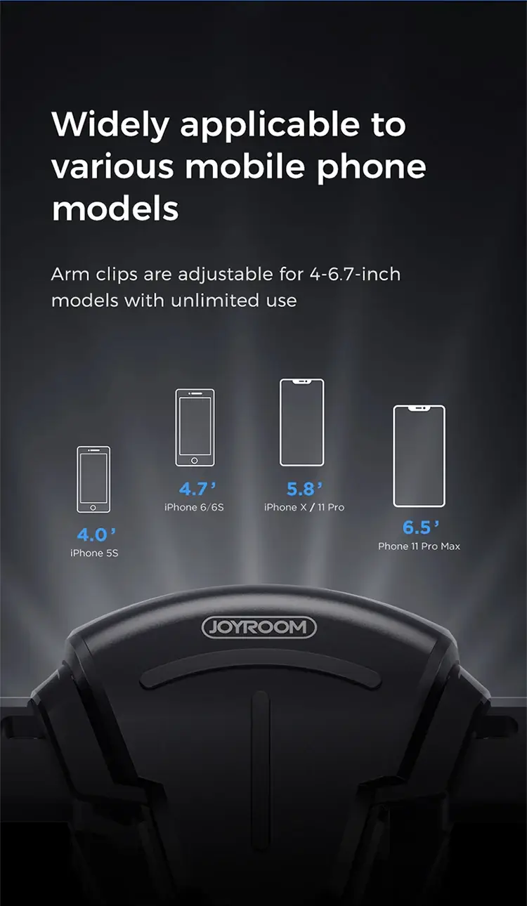 Joyroom JR-OK2 Suction Cup Car Mount Holder for Mobile Phones