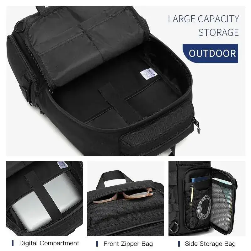 Ozuko 9587 Computer & Laptop Multifunction Travel Backpack