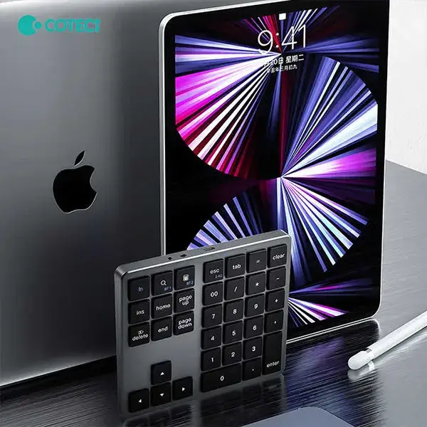 COTECi OF-031 Mini 35-Keys Wireless Bluetooth Numeric Keypad