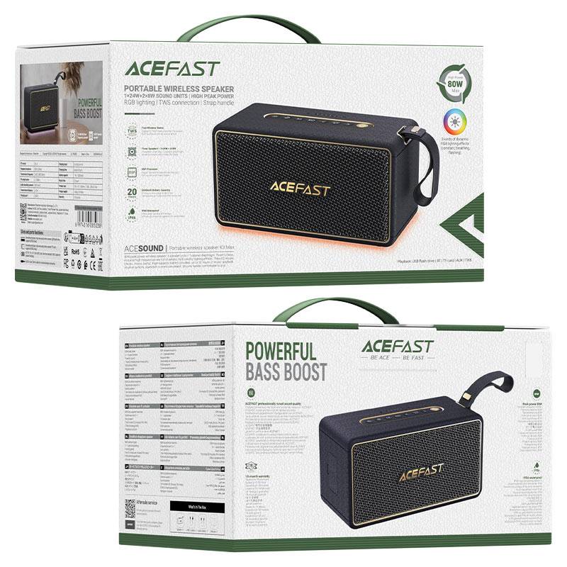 AceFast K3 Max 80W Portable Wireless Speaker
