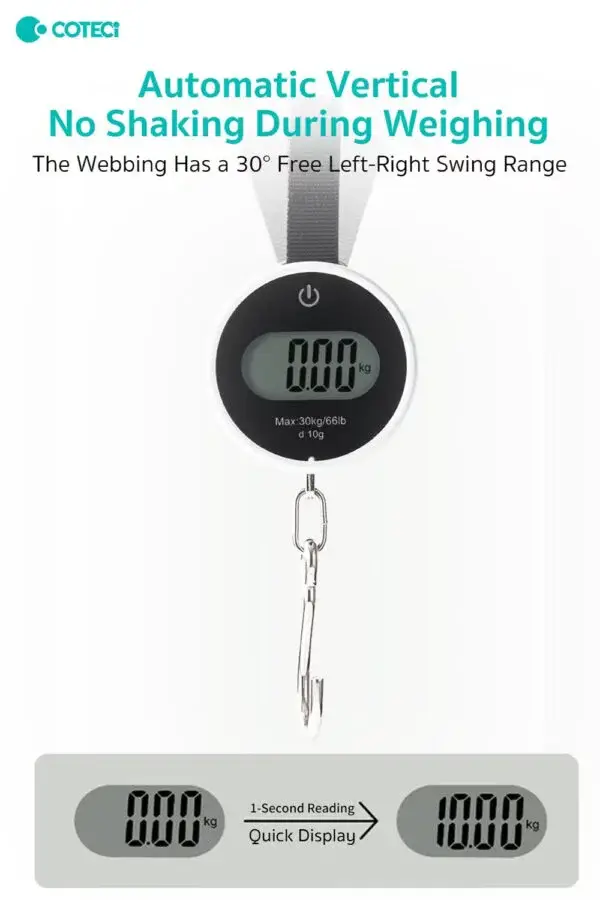 Coteci TR-043 High-Precision Handheld Scale 30kg