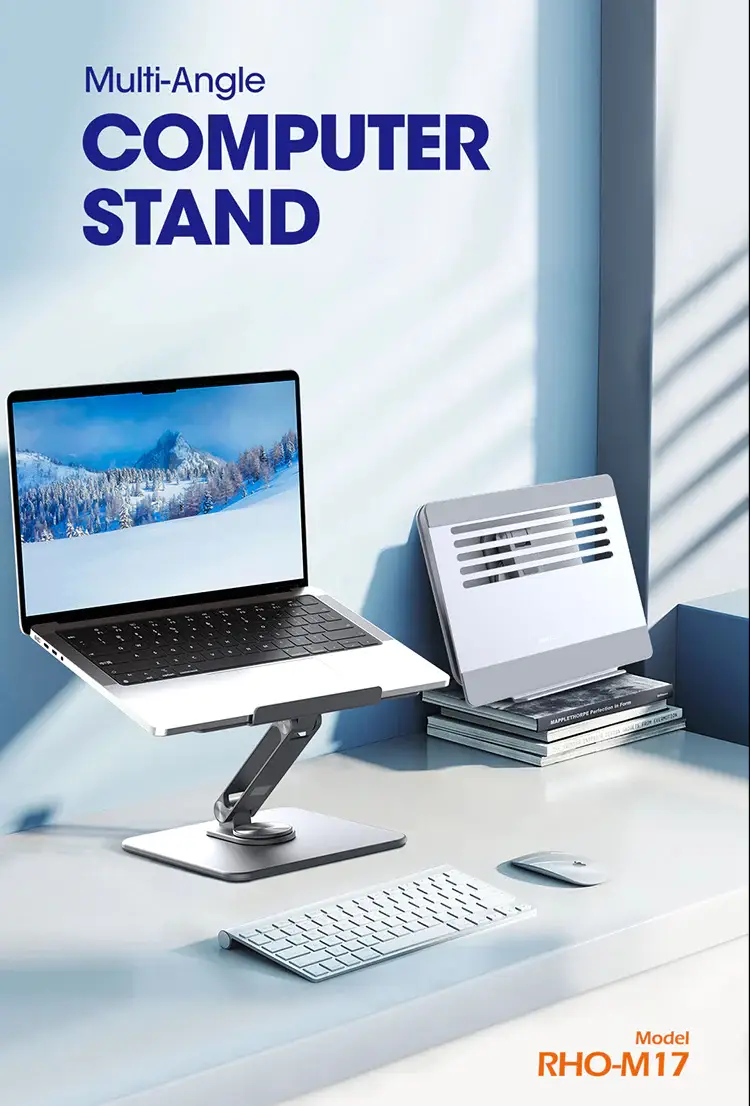 Recci RHO-M17 Adjustable Multi-Angle Laptop Stand