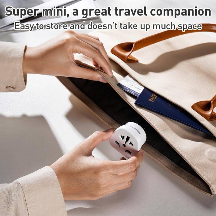 Momax UA13 1-World 2500W Global Adapter Socket UK & EU Plug