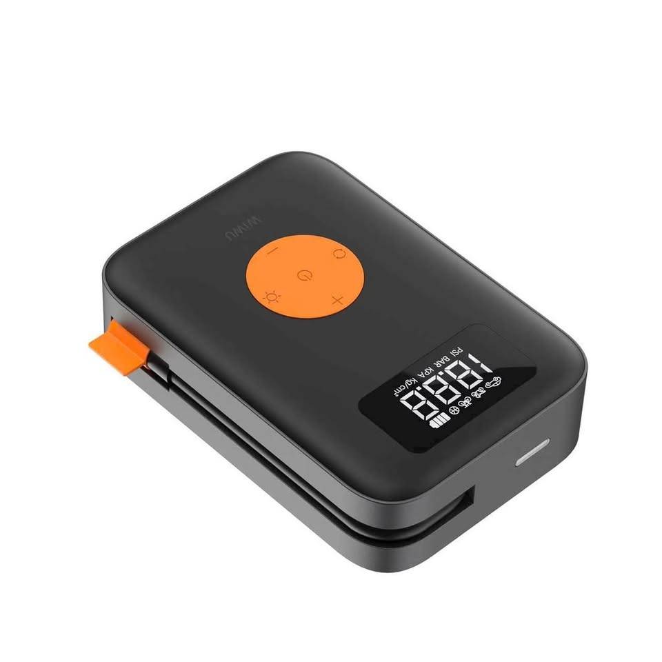WiWU WI-AI003 Portable Cordless Air Compressor with Integrated Power Bank