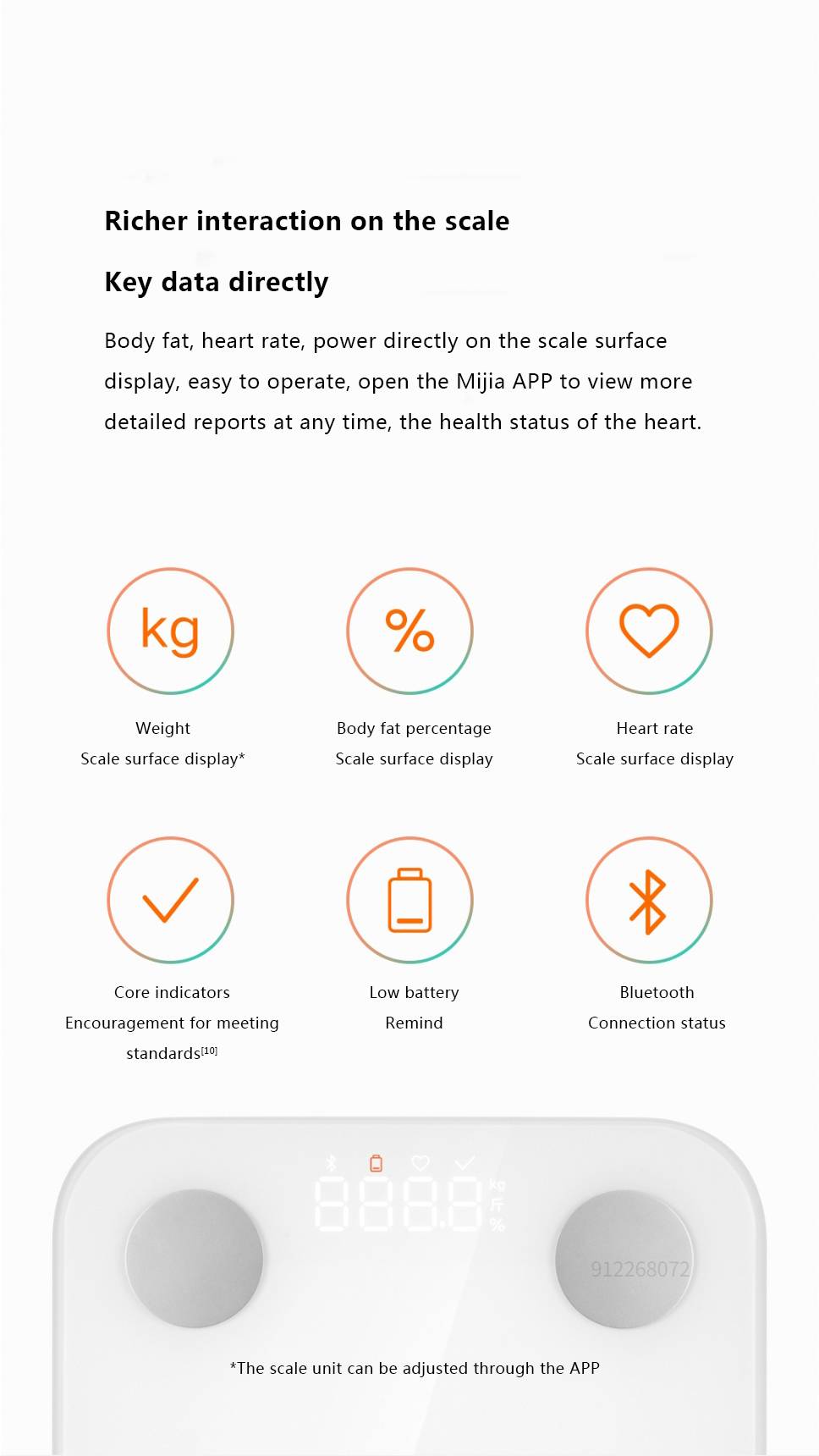 Xiaomi Mijia S400 Smart Body Composition Scale