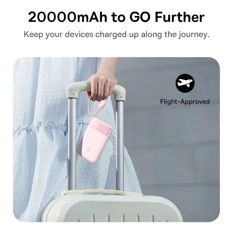 Baseus FC11 20000mAh 22.5W Dual-Cable Power Bank