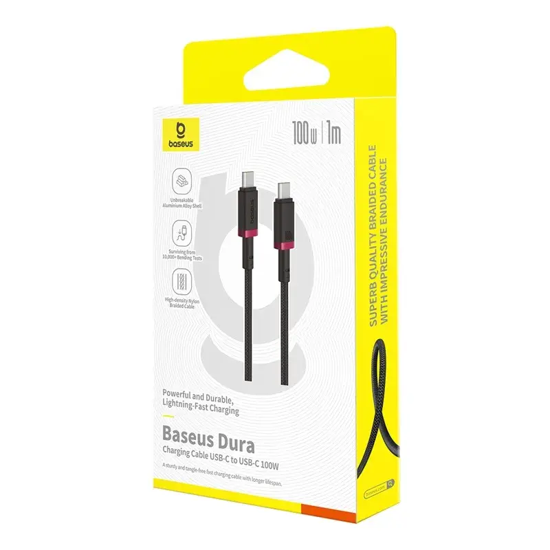 Baseus Dura Series 100W PD Type-C to Type-C Fast Charging Cable 2M