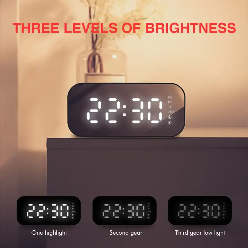 HAVIT M3 Wireless Bluetooth Speaker with Alarm Clock Radio