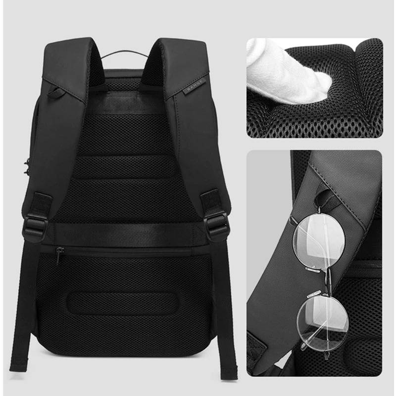 BANGE BG-7225 Anti-Theft Water-Resistant Laptop Backpack with USB Charging Port