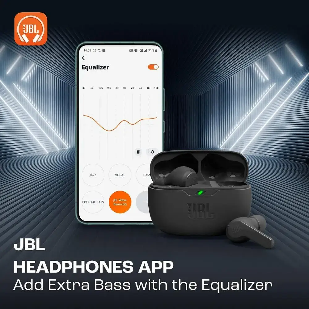 JBL Wave Beam True Wireless Bluetooth Earbuds