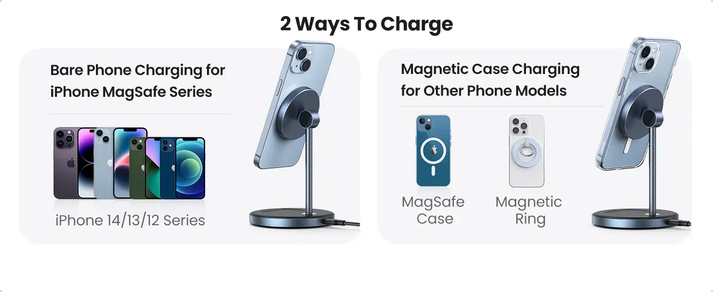 UGREEN CD317 Magnetic 2-in-1 Wireless Charging Station