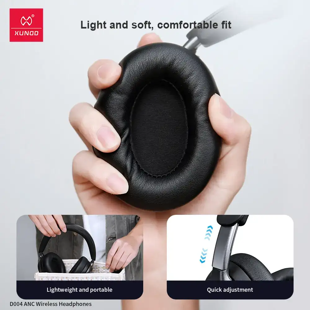 XUNDD DOO4 ANC Wireless Over-Ear Headphones