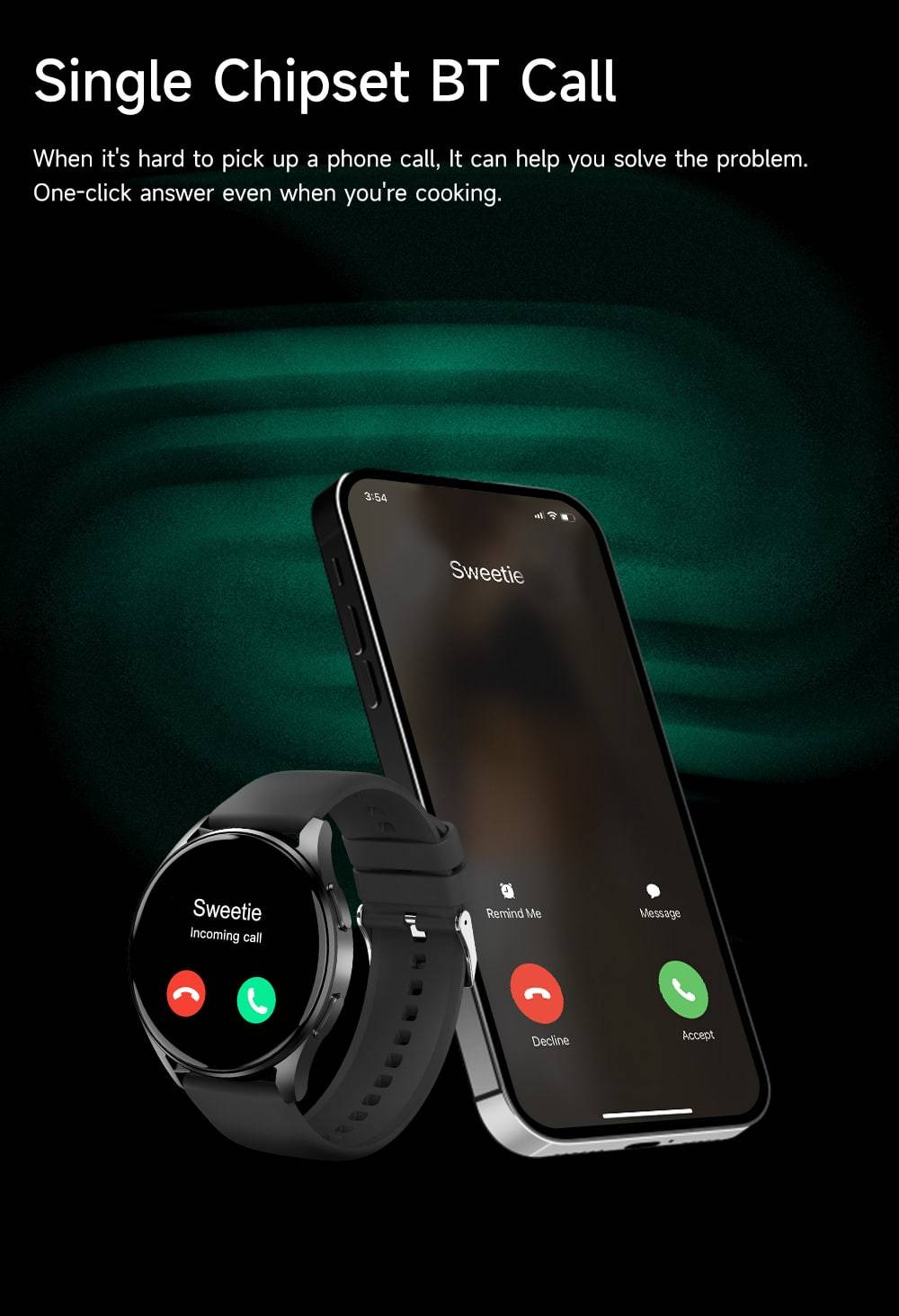 KFI C1 1.38‘’Amoled Display Dual Strap Smartwatch