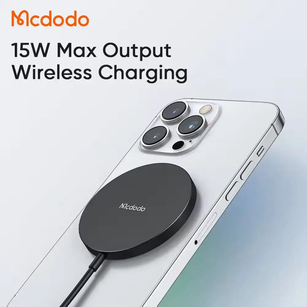 Mcdodo CH-4360 15W MagSafe-Compatible Magnetic Fast Wireless Charger 
