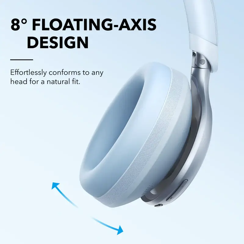 Anker Soundcore Space One Adaptive ANC Wireless Over-Ear Headphones