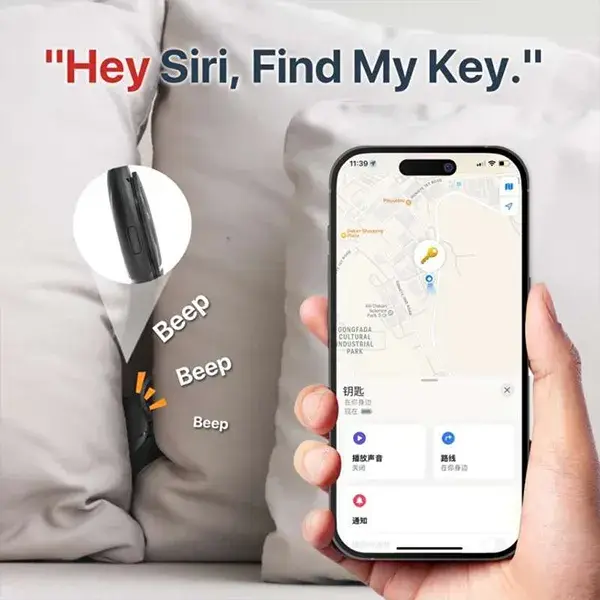 MiLi LiTag Duo Bluetooth Tracker for Apple & Android Devices