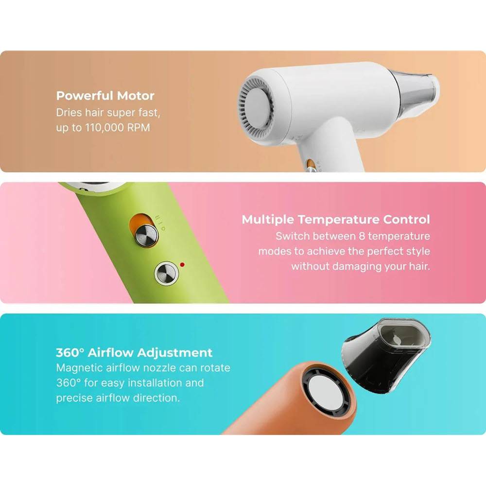 Momax 1-Care Hair Mini Ultra Speed Ion Hair Dryer