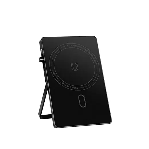 WiWU MW-007 Warriors Carbon MagSafe Metal Card Holder & Stand