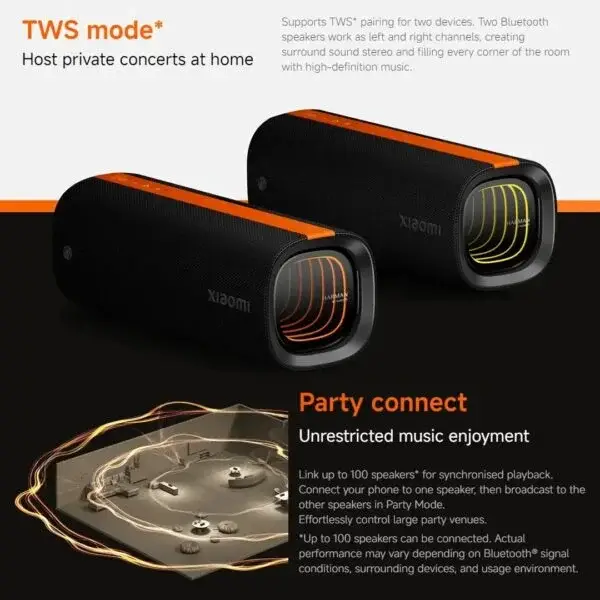 Xiaomi Sound Party 50W Bluetooth Speaker MDZ-39-DB Harman Audio EFX