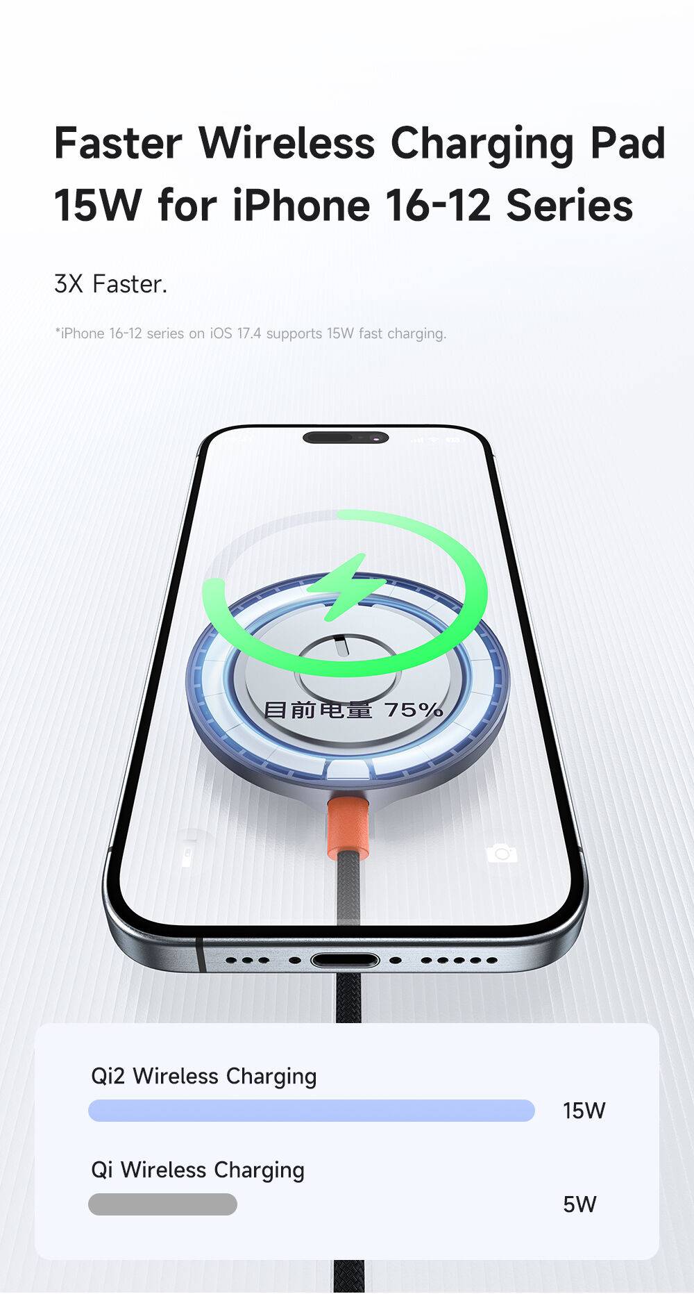 McDodo CH-286 MagQ Qi2 Magnetic 15W Wireless Charger