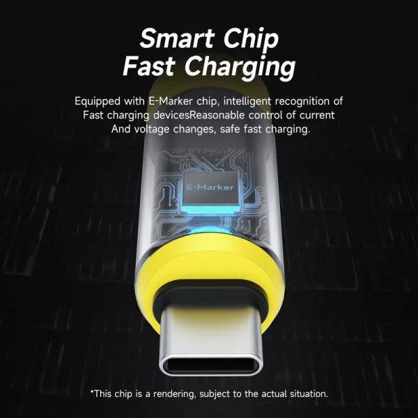 HAGIBIS SX03S 240W USB-C to USB-C Fast Charging Cable 480Mbps