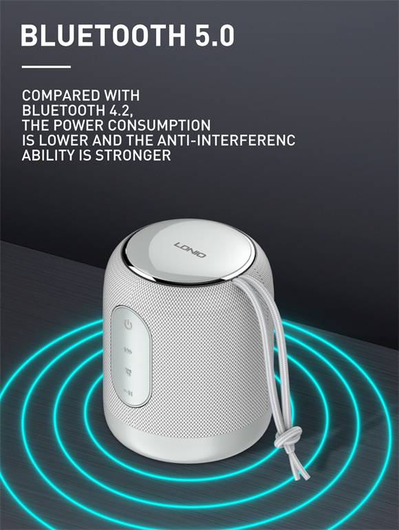 LDNIO BTS12 Wireless Portable Bluetooth Speaker 2000mAh Hi-Fi Sound with Bluetooth 5.0 Connectivity