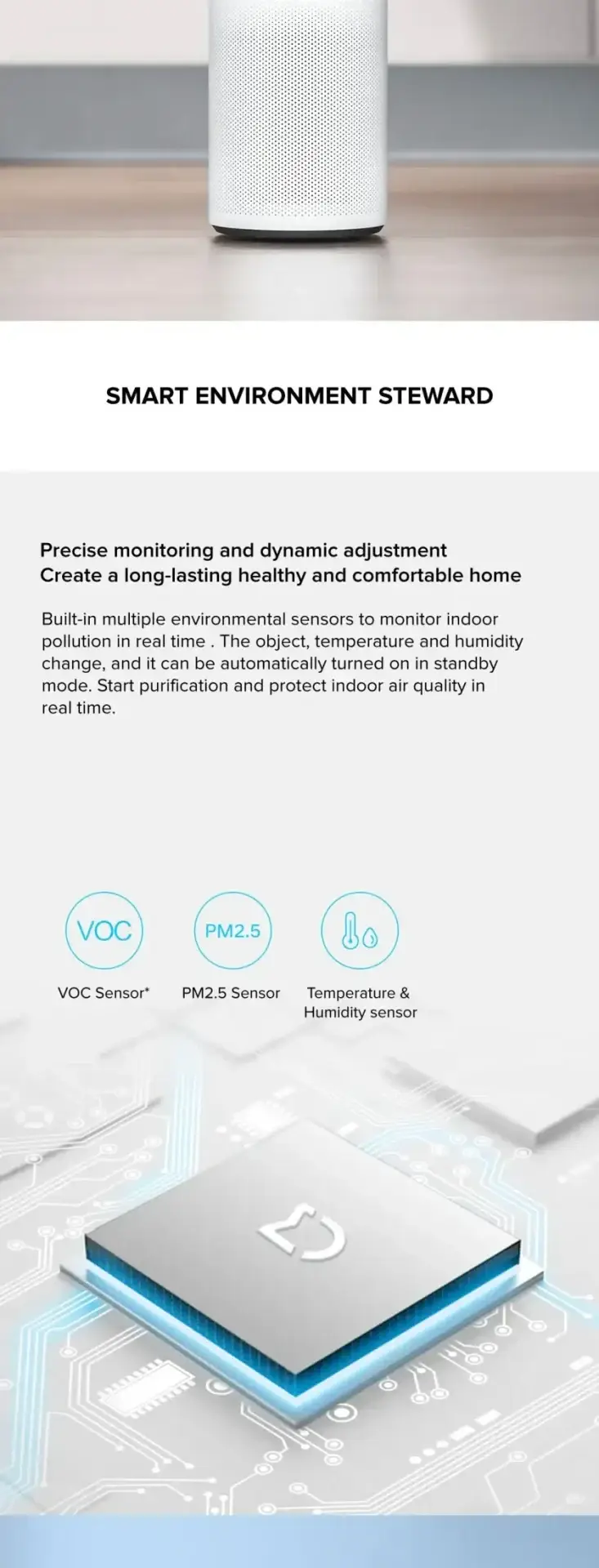 Xiaomi Mijia Smart APP-Controlled Circulating Wind Fan with PM2.5 Air Purifier