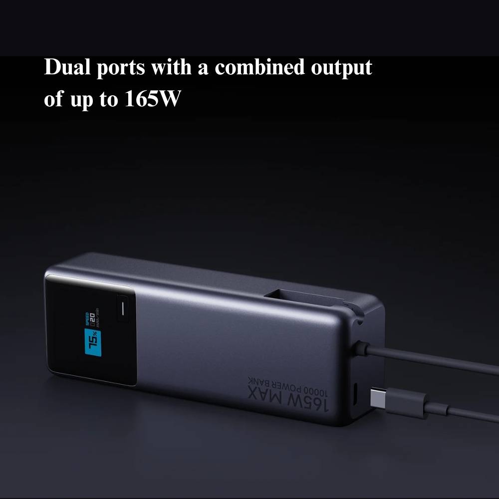Xiaomi 10000mAh 165W High-Speed Power Bank with Built-in USB-C Cable Ultra-Fast Charging