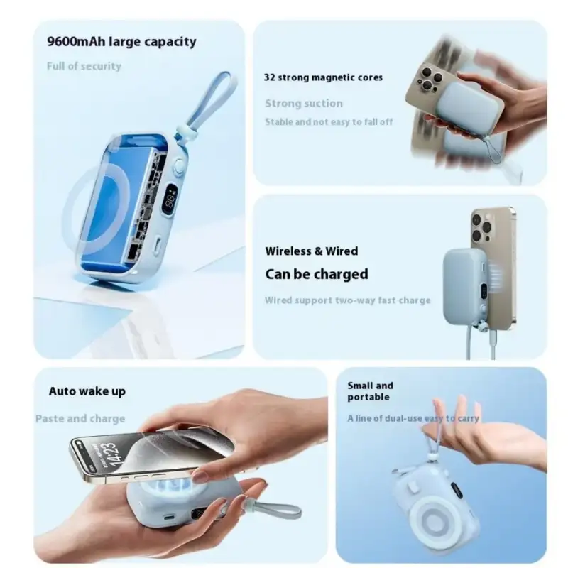 WiWU Wi-P041 22.5W Magnetic Wireless Power Bank
